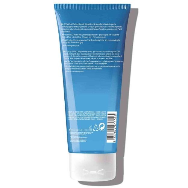 effaclar gel detergente viso per pelle grassa detergente viso schiumogeno per pelle grassa