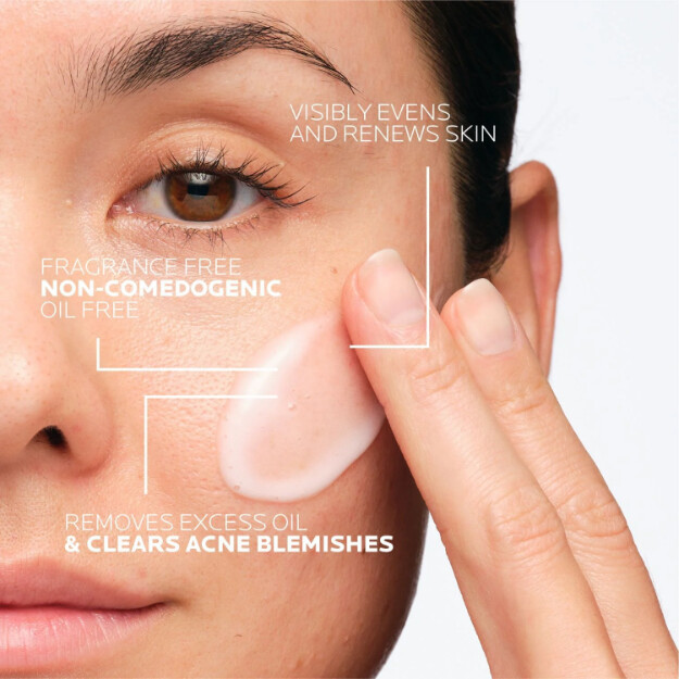effaclar detergente viso anti-acne a doppia azione con perossido di benzoile al 4 detergente viso anti-acne al 4 con perossido di benzoile clinicamente testato e consigliato dai dermatologi