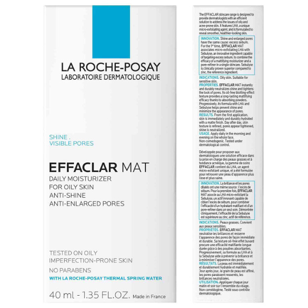 effaclar mat crema idratante opacizzante per il viso per pelli grasse crema idratante opacizzante per il viso per pelli grasse