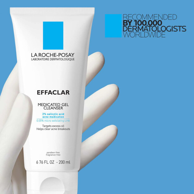effaclar detergente viso medicato per acne detergente viso allacne con acido salicilico clinicamente testato e raccomandato dai dermatologi
