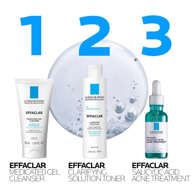 effaclar detergente viso medicato per acne detergente viso allacne con acido salicilico clinicamente testato e raccomandato dai dermatologi