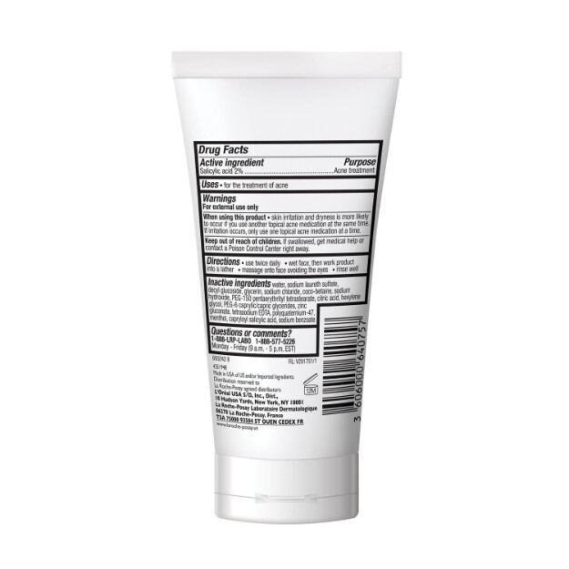 effaclar detergente viso medicato per acne detergente viso allacne con acido salicilico clinicamente testato e raccomandato dai dermatologi
