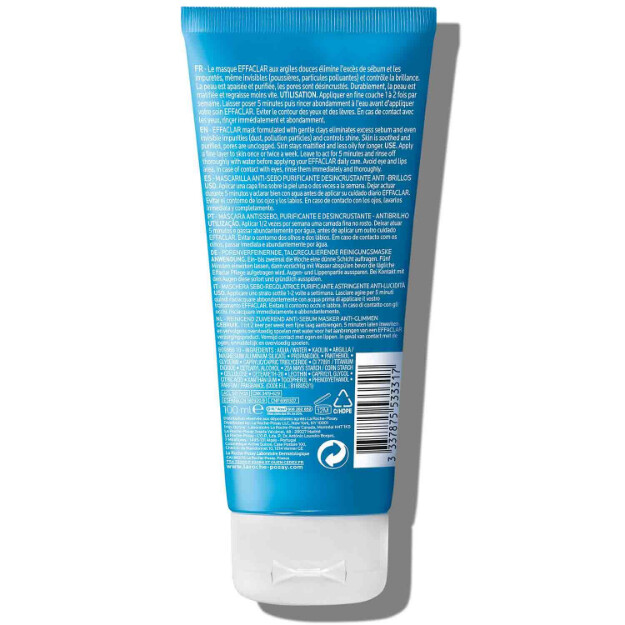 maschera allargilla effaclar shine control maschera allargilla per pelli grasse