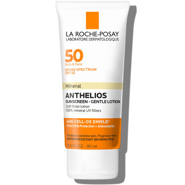 anthelios spf 50 gentle lotion mineral sunscreen protezione solare minerale per pelli sensibili