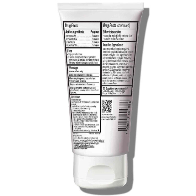 anthelios melt-in milk sunscreen per viso e corpo spf 100 protezione solare ad ampio spettro per pelli sensibili al sole