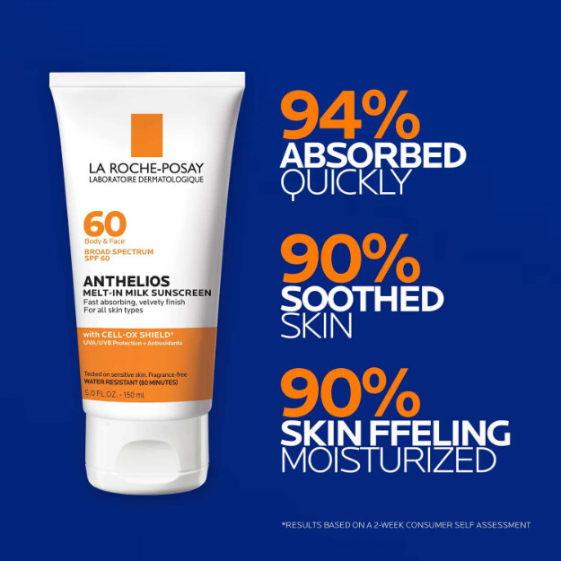 anthelios melt-in milk sunscreen spf 60 la nostra migliore protezione solare per viso e corpo