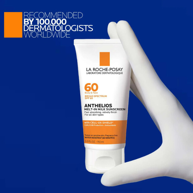 anthelios melt-in milk sunscreen spf 60 la nostra migliore protezione solare per viso e corpo