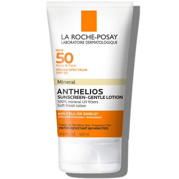 anthelios spf 50 gentle lotion mineral sunscreen protezione solare minerale per pelli sensibili