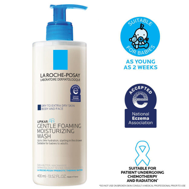 lipikar wash ap detergente idratante per corpo e viso detergente per corpo e viso per pelli molto secche