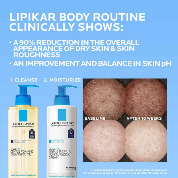 lipikar ap olio detergente schiumogeno delicato olio detergente idratante per corpo e viso per pelli secche e molto secche