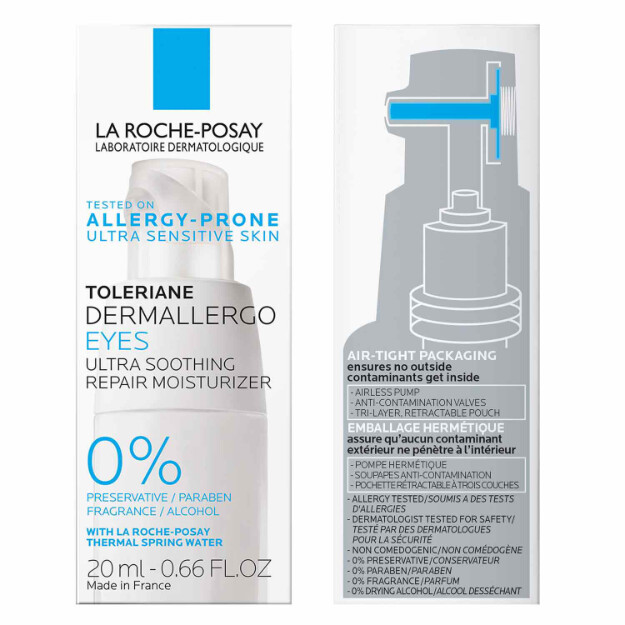 toleriane dermallergo eye cream crema contorno occhi ultra testata su pelle soggetta ad allergie