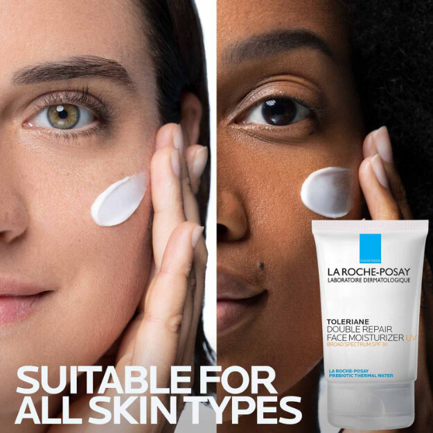 toleriane double repair crema idratante viso con spf crema idratante viso con spf