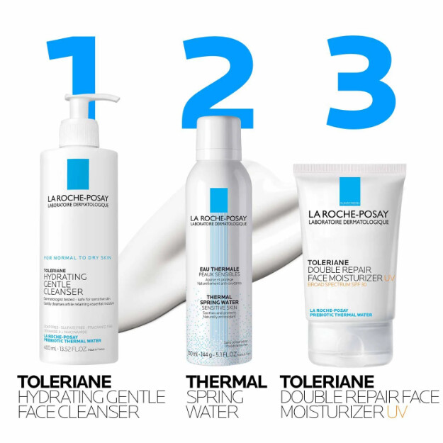 toleriane double repair crema idratante viso con spf crema idratante viso con spf
