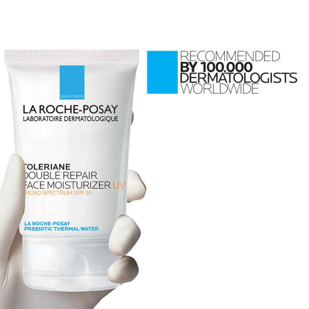 toleriane double repair crema idratante viso con spf crema idratante viso con spf