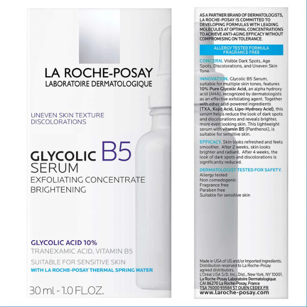 siero di acido glicolico puro al 10 con glicolico b5 siero dermatologico anti-età al 10 con acido glicolico puro