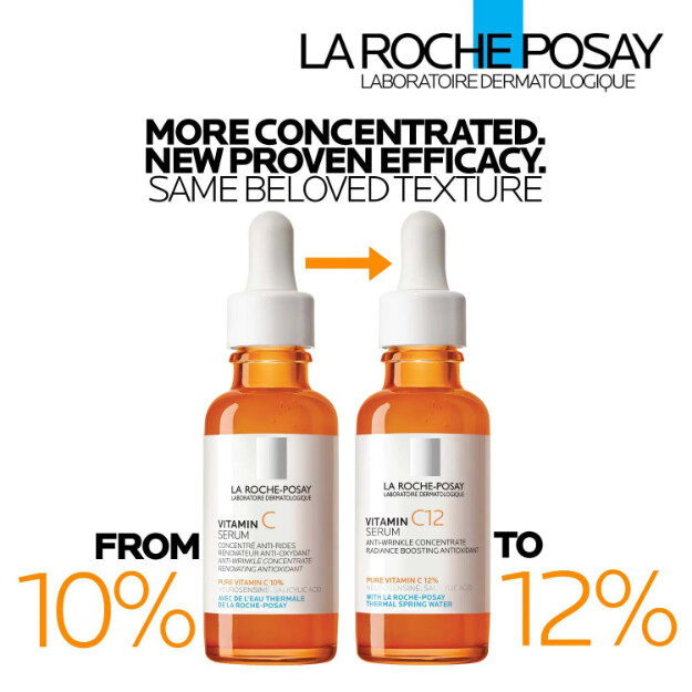 siero alla vitamina c12 siero dermatologico anti-età al 12 di vitamina c pura. formula testata contro le allergie
