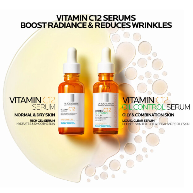 siero alla vitamina c12 siero dermatologico anti-età al 12 di vitamina c pura. formula testata contro le allergie
