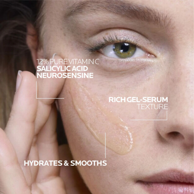 siero alla vitamina c12 siero dermatologico anti-età al 12 di vitamina c pura. formula testata contro le allergie