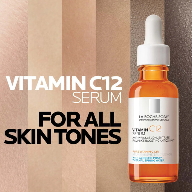 siero alla vitamina c12 siero dermatologico anti-età al 12 di vitamina c pura. formula testata contro le allergie