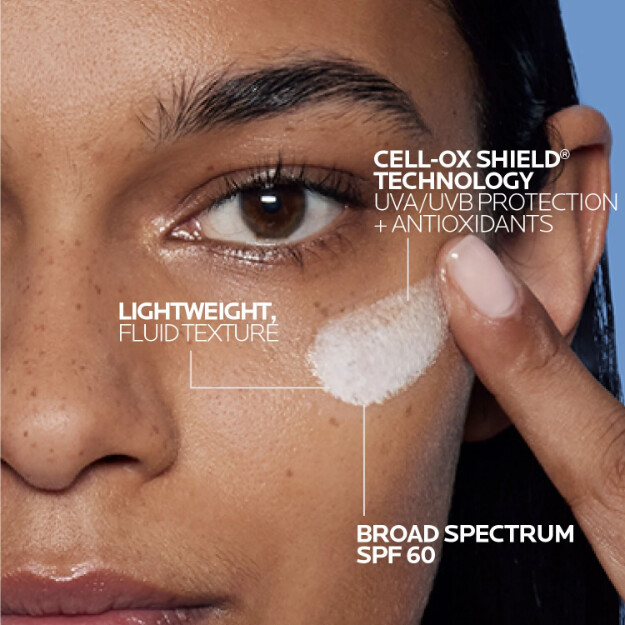 anthelios ultra light fluid facial sunscreen spf 60 crema solare viso leggera