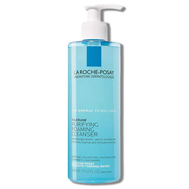 toleriane detergente viso schiumogeno purificante detergente viso clinicamente testato e raccomandato dai dermatologi per pelli da normali a grasse